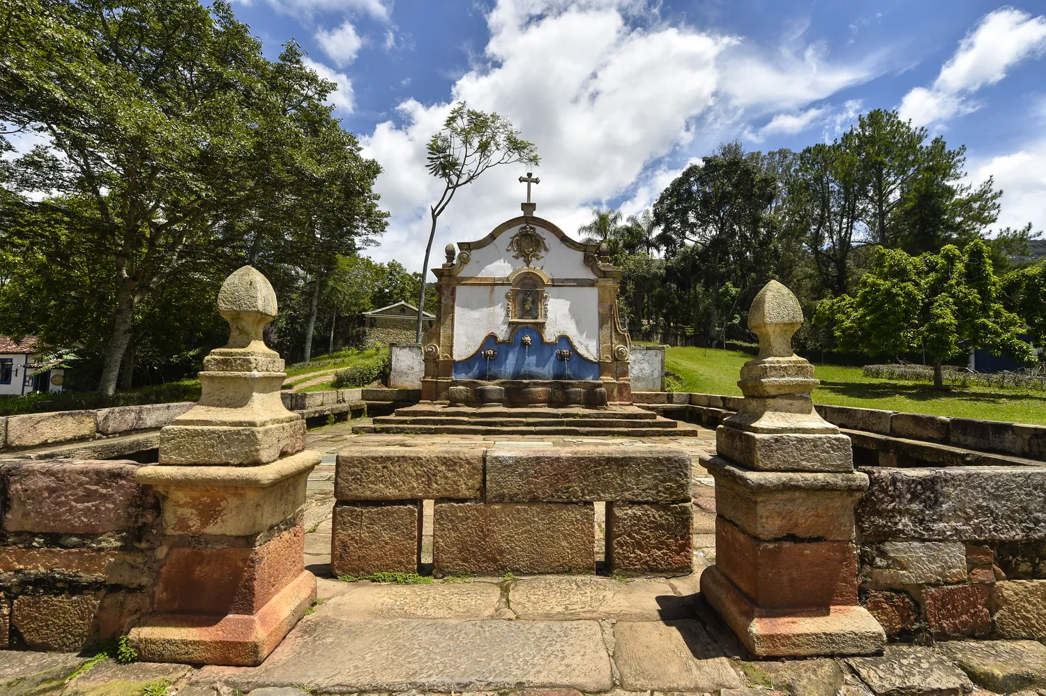 O Chafariz de São José, de 1749, em Tiradentes